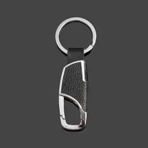[하프클럽/]메탈소재 고리형 열쇠고리 자동차 키홀더 블랙 열쇠고
