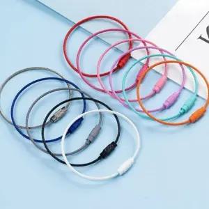 [하프클럽/]팔찌 백팩 액세서리 와이어 열쇠 고리 끈 링 10p