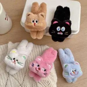 [하프클럽/]고양이 키링 귀여운 인형키링 눕방 냥이 봉제 키홀더