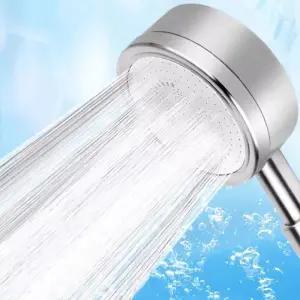 (원형) 수압상승 고급 스텐 샤워기 헤드/수압/상승/사워기/해드/고압/샤워/욕실/강력/사워/가정/교체용