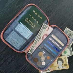 여행용 소형 지갑 생활방수 캐주얼 여권 케이스 (WFIKV7N)