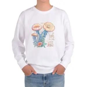 맨투맨 전사이즈 해파리꽃 색연필 드로잉 (WFILF25)