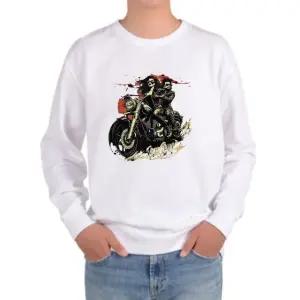 맨투맨 전사이즈 커플라이더 바이크족 연인 (WFILF2J)