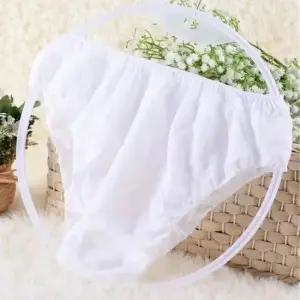 화이트 일회용 팬티 여행용 통기성 데일리 위생팬티
