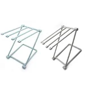 수건걸이 타올정리 스탠드 접이식 행주걸이 (WFJ0JXZ)