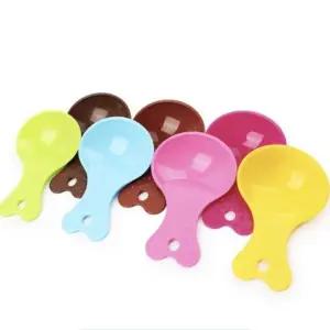 먹이배급수저 스푼홀 사료분배도구 반려동물 사료스푼 (WFJ0K3Y)