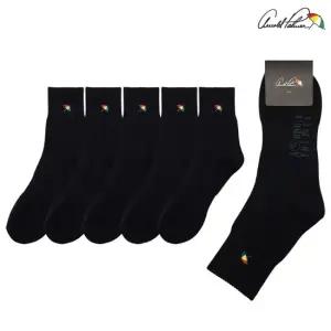 남성 검정 양말 무지 중목 5켤레 세트 국내산 학생 겸용