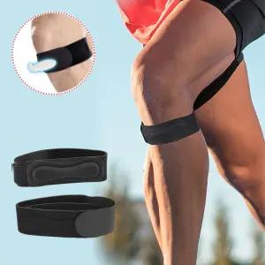 고탄력 러닝 무릎보호대 관절 슬개골대 실리콘 스트랩내장 아대 밸가벼운 건강 관리 배드민턴 보호대 사용