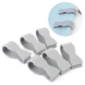 6P 이불 고정 집게 그레이 밀림방지핀 클립 시트 이불밀림방지핀 이불핀