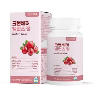 더건강드림 요로건강 디만노스 호박씨추출물 크랜베리 밸런스 정 500mg 120정 1박스