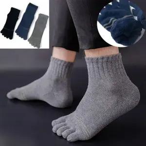 남성 겨울 단목 중목 발가락양말 세트 두꺼운 파일 발가락양말 3켤레세트 5종