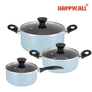 [본사직영] 키친핏 세라믹 인덕션 냄비 3종 세트 (한손18/양손20/곰솥24)