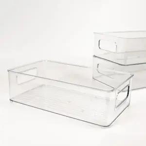 다용도 주방 펜트리 투명 적층 수납함 정리함