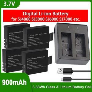 SJCAM SJ4000 스포츠 액션 카메라 용 3.7V 900mAh 충전식 배터리 리튬 이온