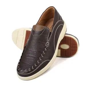 데일리신발 남성 아빠 외출신발 캐주얼 인기단화 슈즈 실내화걸이 끈없는단화 통굽슬립온