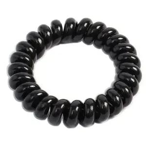 헤어끈 블랙 스프링 머리끈 10p세트 자국없는 고무줄 헤어끈 스프링고무줄 전화기머리끈