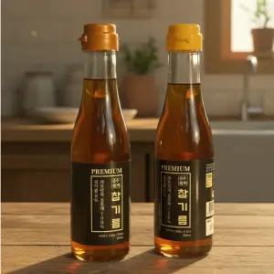 순수참기름 350ml 1병 국내 착유 저온압착 무첨가 통참깨 100% / 산지직 송연구소