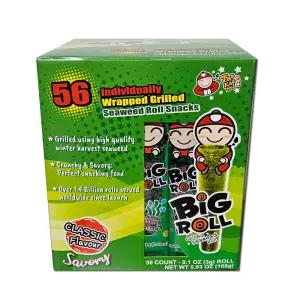 타오케노이 빅롤 김스낵 168g 1박스(56개입) 단짠단짝 간식 안주 개별포장