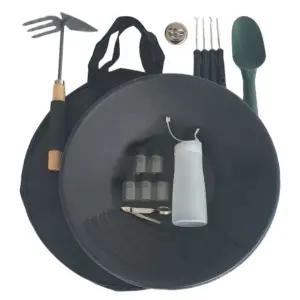 사금채취도구 장비 패닝접시 16종 세트 가방포함 채굴 팬 스이드 자석 돋보기 긁개 찾기 도구 굴기 채기 캐