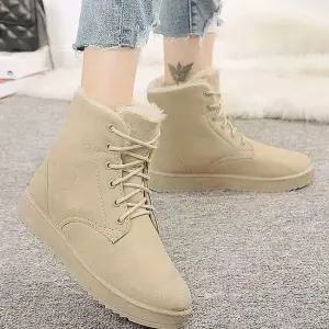 여성 워커 부츠 겨울 데일리 신발 방한 털슈즈 여성워커부츠 겨울워커여성 방한워커부츠