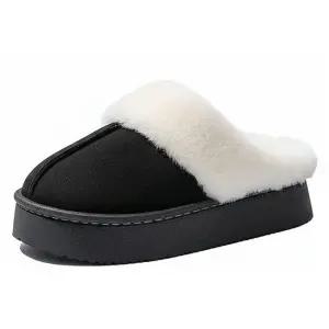 남자 겨울 베이직 외출 털슬리퍼 키높이 신발 남자겨울털슬리퍼 외출털슬리퍼