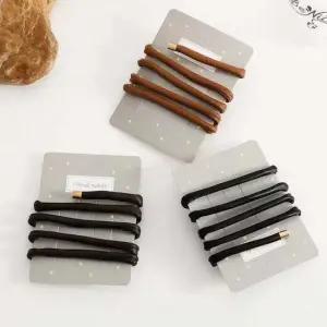 레자 포니테일 머리끈 가죽끈 헤어 밴드 리본끈 슈슈 긴머리끈 롱리본끈 가죽머리끈