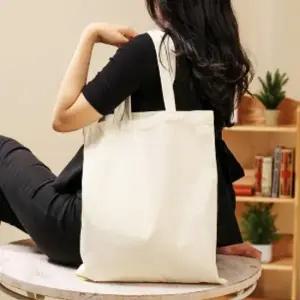 베이지 34.5x42cm diy 무지 나 만의 2p 세트 에코백 무지에코백 캔버스백 천가방 데일리백