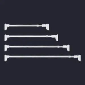 옷걸이압축봉 789FTS33 벽보호 큰발 압축봉 무타공