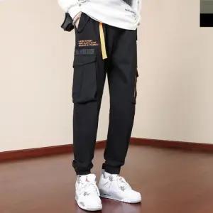 KSS KX-257M 남자스트릿 카고 스트랩 조거팬츠