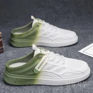 남성뮬운동화 캔버스 블로퍼 슬립온 뮬 슬리퍼 앞막힌슬리퍼 뒤없는 발편한 반슬리퍼 데일리