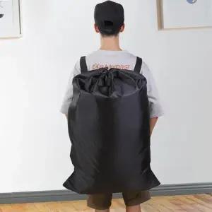 대용량 휴대 세탁 수납백 빨래바구니 셀프세탁방 여행용 이사가방 포켓 수납가방