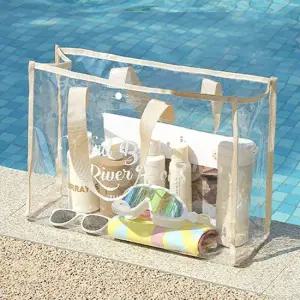 여름 여행 일상 에서도 좋은 투명 비닐 가방 비치백