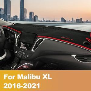 Malibu XL 2016-2019 2020 대시 보드 커버 매트 라이트 패드 방지 Sun Shade 카펫 악세사리