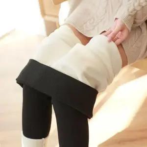 여성 겨울 기모 안감 하이웨스트 뱃살 커버 레깅스 9부레깅스 여자레깅스