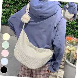 물결 패브릭 크로스백 ELG-146