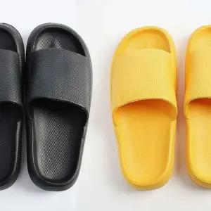 남녀 슬리퍼세트 블랙 옐로우 사무실 병원 발편한 식당 병원 사무실 미끄럼방지 논슬립