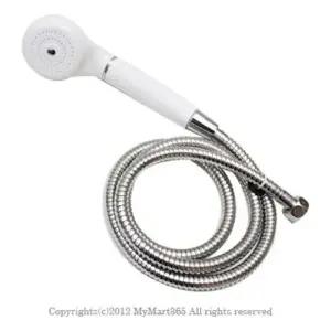 메탈 샤워기세트 2M 화이트 수압상승 절수샤워기 욕실/물때방지샤워기호스/샤워기호수/수전호스/세면대수전