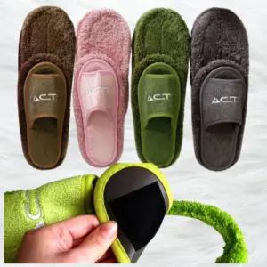 청소하는 초극세사 슬리퍼 본품 청소패드 교체형 리필주문 가능 실내화 4컬러