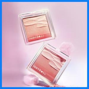 주디돌 듀얼톤 워터 새틴 피니쉬 투명 웨이브 패턴 블러쉬 팔레트 화장품 뷰티 워터 파우더 블러쉬 메이크