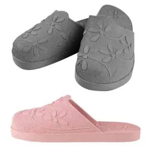 막힘형 꽃무늬 욕실화-색상랜덤 꽃무늬 예쁜욕실화 pvc 욕실슬리퍼