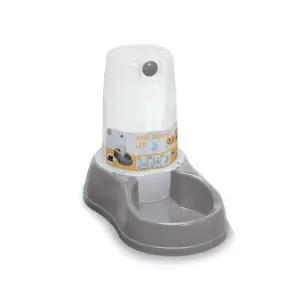 스테판플라스트 반자동 급수기 1.5L 스톤그레이물통 강아지 애견 고양이 반려동물