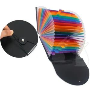 인덱스 파일철 25칸 바인더 분류 케이스 A425칸 A4 화일정리함 대용량 아코디언 포켓