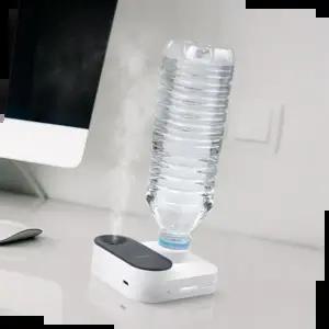 Coms 무선 미니가습기 LED 무드등 휴대용 소형 저소음