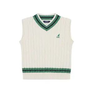 [롯데백화점]캉골 브이넥 케이블 니트 베스트 RA 0116 아이보리 ARACVT01160IV