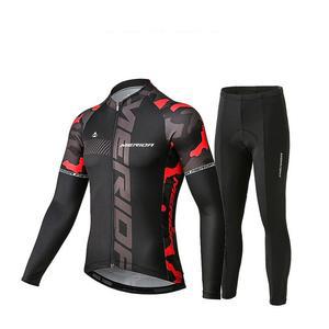 D 자전거복 세트 긴팔 남성 상하의 자건거복