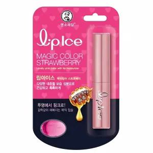 매직컬러 립아이스트로베리 립밤 틴트 색조 입술 메이크업 보습 발림 색상 변신 주얼 립스틱