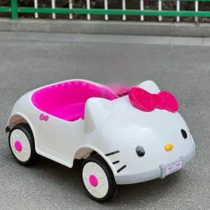 전동카 헬로 키티 주행 운전 안전 좌석 푸쉬카 유아
