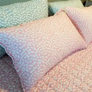 시어서커 베개 커버 리플 엠보싱 사계절 여름 베개 커버 40x60 싱글 원단