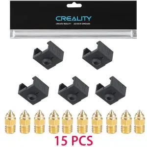 Creality Ender 3 V2 Neo 5개 실리콘 삭스 및 10개 노즐 Ender3 NeoV2 NeoEnder3 Max NeoCR-6 SECR10 Smart