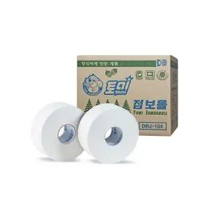 토미 점보롤 민무늬 1겹 500m 16롤 공중 공용 화장실 휴지 화장지 상가 병원 학교 DBJ-104